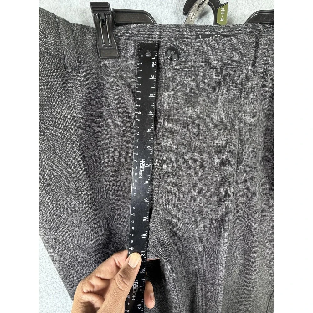 Riders By Lee Pants Womens 18 Gray Plaid Stretch Dress Work Trousers Office‎